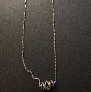 David Yurman The Crossover Collection Short Station Necklace with 18k Yellow GLD